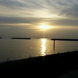 未明～昼まで須磨海岸西側をランガン。貧果に終わりました…。